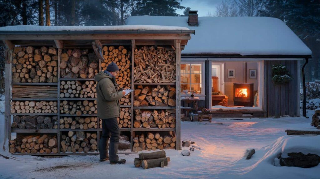 Berechnung des benötigten Brennholzes für den Winter: Tipps zur Vermeidung eines Engpasses im Januar und zur optimalen Nutzung für Zuhause und Klima